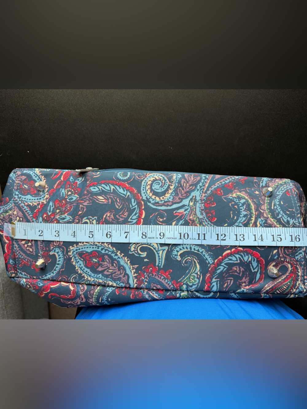 Chaps Richmond Park Paisley Carry  On Travel bag 19" - Picture 14 of 14